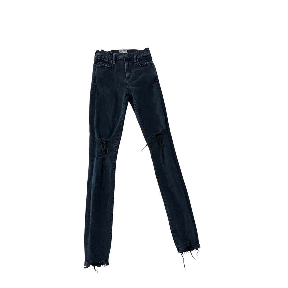 Agolde Distressed Black‎ Jeans Size 25 Skinny